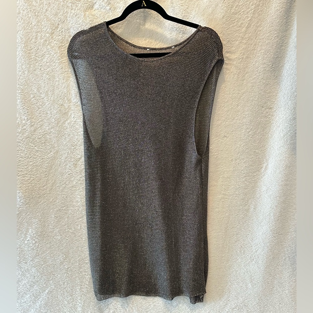 Grey Shimmer Dress